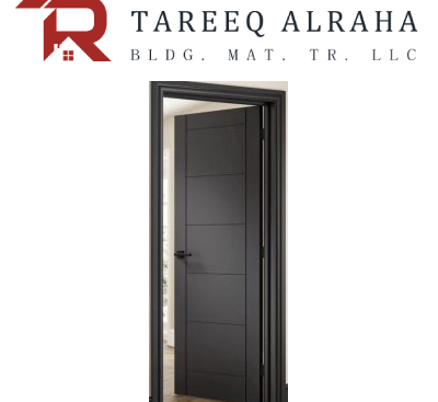 Wpvc Door Multiple Sizes (220x80) | Black 13-trbs