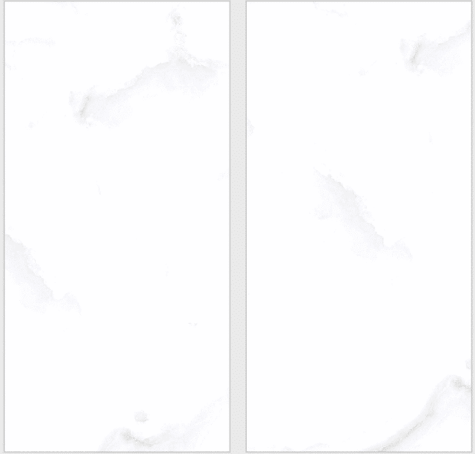 Porcelain Tiles Glossy (60x120x9mm) White | Design. 16224-tr1