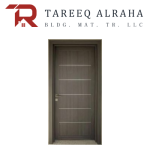 Wpvc Door Multiple Sizes (220x80) | Black 20-trbs