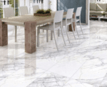 Porcelain Tiles Glossy (60x120x9mm) White & Gray | 33136-tr1