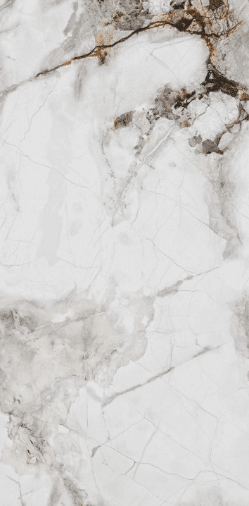 Porcelain Tiles Endless & Carving (60x120x9mm) White & Gray | 628-tr1