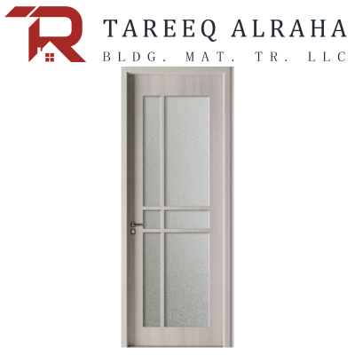 Wpvc Door Customized Sizes (width 70cm-120cm) x (height 200cm-240cm) | DFD-052-tr-gd Made-In-UAE