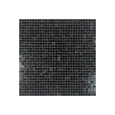 Hot Melt Glass Mosaic Pool Tiles Glossy Sheet 32.7x32.7x4mm (Chip 20x20x4mm) | MGG9SZ501-tr-f
