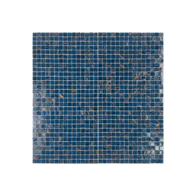 Hot Melt Glass Mosaic Pool Tiles Glossy Sheet 32.7x32.7x4mm (Chip 20x20x4mm) | MGG9SZ503-tr-f