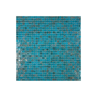 Hot Melt Glass Mosaic Pool Tiles Glossy Sheet 32.7x32.7x4mm (Chip 20x20x4mm) | MGG9SZ505-tr-f