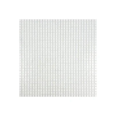 Hot Melt Glass Mosaic Pool Tiles Glossy Sheet 32.7x32.7x4mm (Chip 20x20x4mm) | MGW620201-tr-f