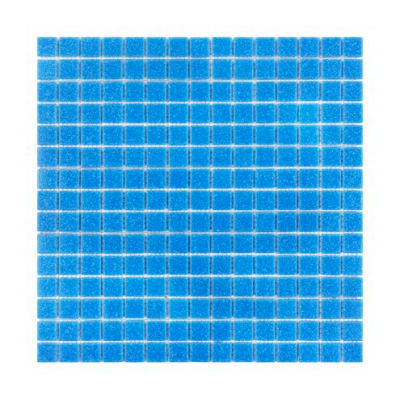Hot Melt Glass Mosaic Pool Tiles Glossy Sheet 32.7x32.7x4mm (Chip 20x20x4mm) | MGW620203-tr-f