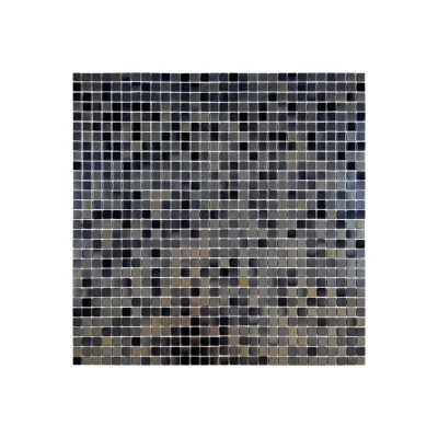 Hot Melt Glass Mosaic Pool Tiles Glossy Sheet 32.7x32.7x4mm (Chip 20x20x4mm) | MGW620931-tr-f