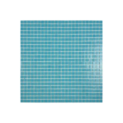 Hot Melt Glass Mosaic Pool Tiles Glossy Sheet 32.2x32.2x4mm (Chip 25x25x4mm) | MGW625256-tr-f