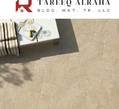 beige porcelain tiles in JVC