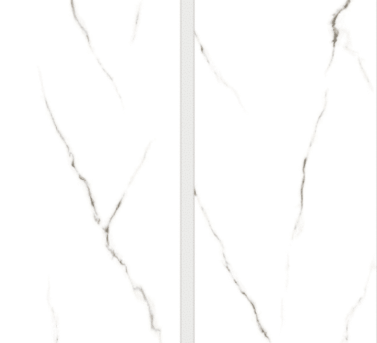 Porcelain Tiles Glossy (60x120x9mm) White & Black | Design. F102-tr1